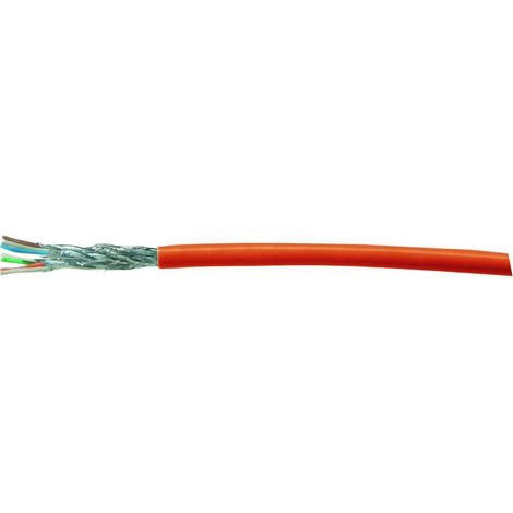 Kash 70M048 Câble réseau CAT 7 S/FTP 4 x 2 x 0.25 mm² orange 50 m W289581 (1/2)