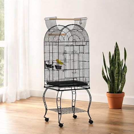 Cage pour oiseaux nero 51 x 51 x 153 cm (1/5)