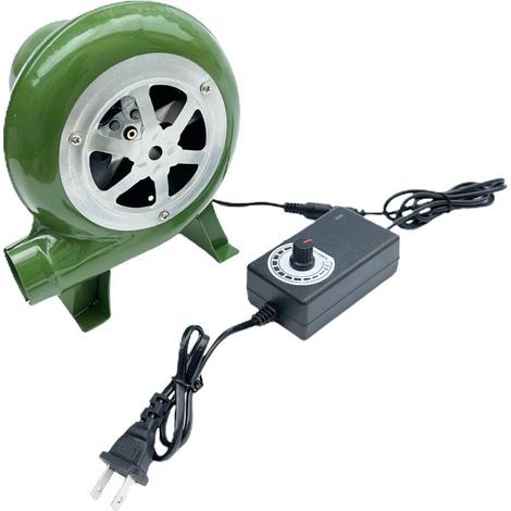 Souffleur de forge électrique, souffleur d'air haute performance pour forges à charbon, ventilateur en métal robuste durable pour fonderie, pompe à air centrifuge (1/5)