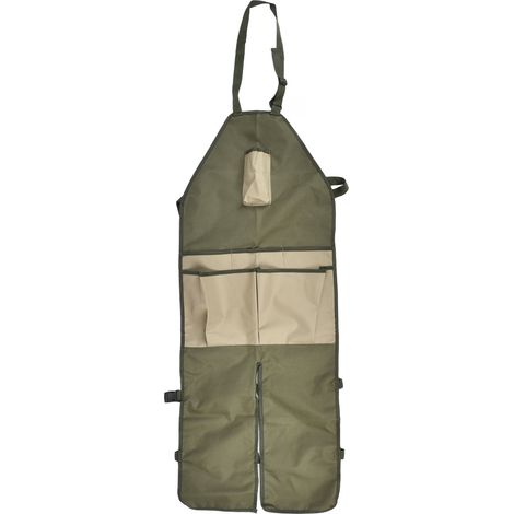 Tablier de Jardin Protection Jambe Tissu Oxford Réglable Imperméable pour Verger Cueillette