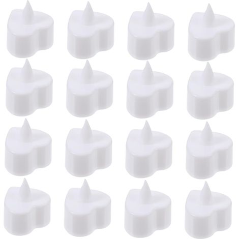 Lot de 24 Bougies LED de Cœur Multicolores, Lampe LED (1/5)