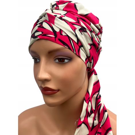 Le foulard Ayliz 441 pour femmes, un turban léger, également porté après une chimiothérapie. (1/5)