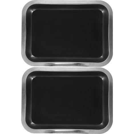 Thick Stainless Steel Dissection Tray with Wax Base, Corrosion Resistant, Smooth Rounded Edges, for Professional Use and Medical Training (1/5)