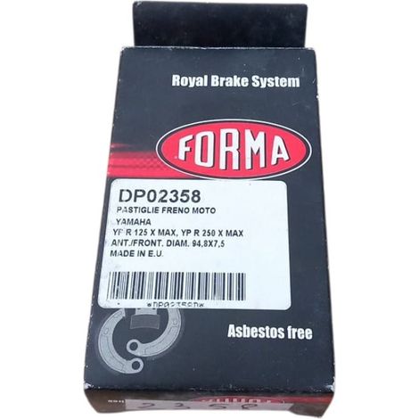 Pastigle freno moto per yamaha yp r 125/250 x max, (1/3)