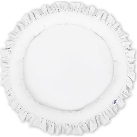 Nestchen mit Rüsche - weiß (1/5)