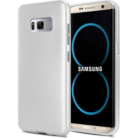 Funda Mercury I-Jelly para Samsung Galaxy S8 (plateada) (1/5)