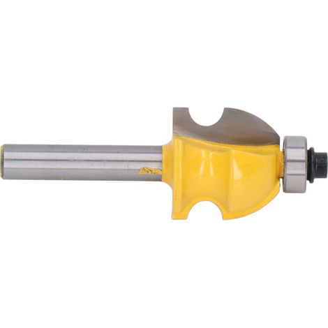 Fraise à bout sphérique de 8 mm en alliage de tungstène avec revêtement PTFE pour machines à graver et à travailler le bois (1/5)