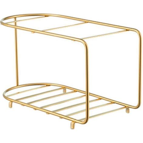 Support en métal pour distributeur de boissons en verre pour bouteille de boisson de 3,7 L - Jaune (1/4)