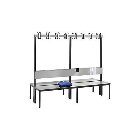 C+P  Panca per spogliatoi COMFORT  due lati utili  HPL 