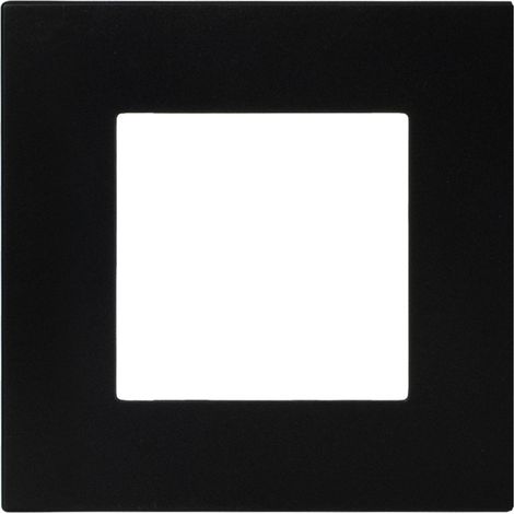 Schwarzer 1-Feld-PVC-Rahmen für das RTX SH-System (1/3)