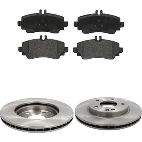 KIT FRENI ANTERIORI compatibile con MERCEDES-BENZ CLASSE A (W168) - DISCHI + PASTIGLIE OEM: P 50 035 / 16985 /SOSTITUZIONE DIRETTA/BASSA POLVERE/SILENZIOSO