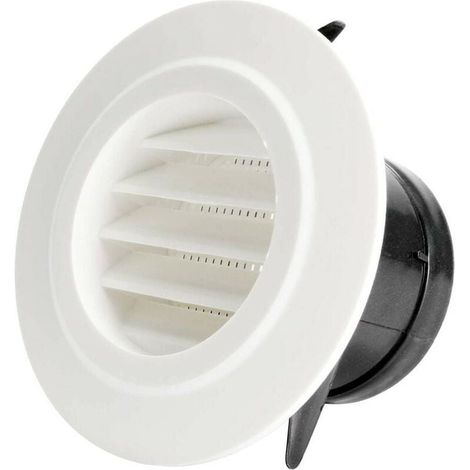 Lüftungsauslass mit Schutzgitter - ABS (ø75mm) (1/4)