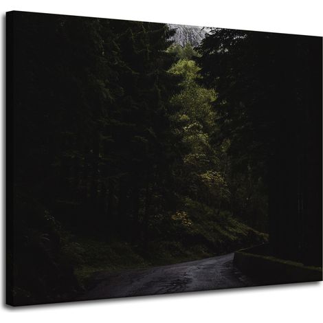 Leinwanddruck Natur Bergstraße 100x80 cm