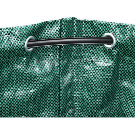 Reusable woven garden bags, collapsible containers for fallen leaves, large gardening bags for green waste (1/5)