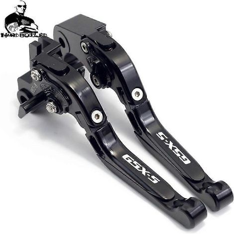 Für Suzuki GSX S750 GSXS GSX-S GSX S 750 GSXS750 2011–2022 Motorradzubehör: Verstellbare Brems- und Kupplungshebel, Lenker – SCHWARZ (1/5)