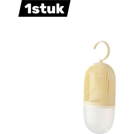 Boîte déshumidificateur suspendue réutilisable anti-humidité pour placard et armoire jaune (1/4)