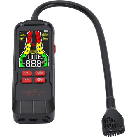 Rilevatore di gas multifunzione ad alta precisione, custodia portatile in ABS per uso in cucina o industriale,