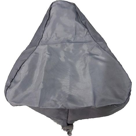 (gris, Taille: 2427cm) Housse De Selle De Vlo, Housse De Selle De Vlo Tanche, Housse De Selle De Vlo Tanche La Pluie Et La Poussire, Avec Cordo (1/5)
