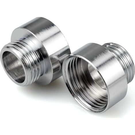 Adaptateur de robinet 3/4" x 1/2", raccord adaptateur de robinet, réducteur pour flexible de douche (1/5)