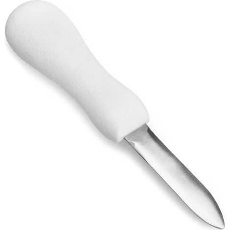 cuchillo para ostras, acero inoxidable 430, mango antideslizante, protector de mano de seguridad, herramienta de cocina para mariscos. (1/5)