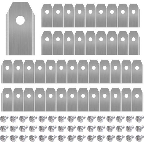 45 x Titanium Knife Blades for All Husqvarn/Automower/ Yardforce/Gardena Robotic Mowers(3g-0.75mm) with 45 Screws, Replacement Blades for Models 105,310,315,320,420,430x,r40i (1/5)