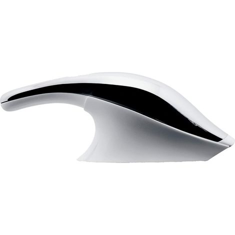 Mini-aspirateur Sans Fil Réchargeable en Acier Inoxydable 18/10 Brillant et Résine Thermoplastique, Blanc, Fiche Europpéenne (1/5)