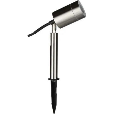 Spot Extérieur à Piquer Acier Inoxydable IP44 pour Ampoule GU10 - SILUMEN