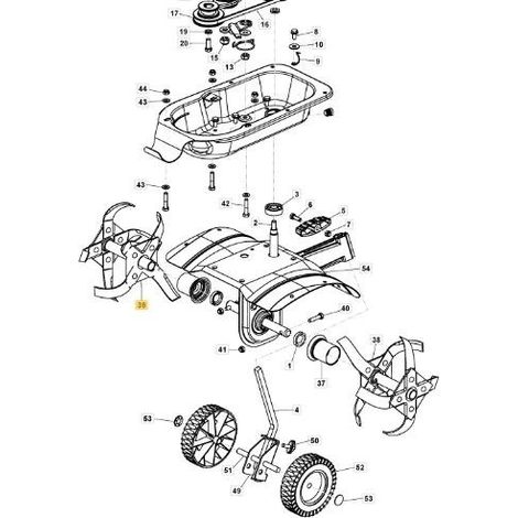 ROTORE ASSY-DESTRO ORIGINALE STIGA - 1483-2055-01