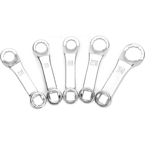 Lot de 5 clés à douille décalées pour support moteur et réglage du carrossage de l'essieu arrière (pièces de rechange pour Mercedes-Benz). (1/5)