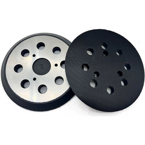 Zoll / 125 mm 8-Loch Ersatz-Schleifpad mit Klettverschluss für Schleifmaschinen (1/5)