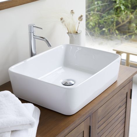 Vasque de salle de bain en céramique Alexi (1/4)