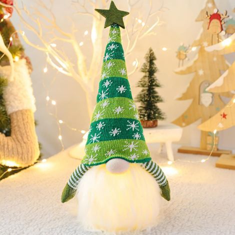Lutin de Noël de 41 cm de haut, décoration lumineuse de Noël, Amérique (1/3)