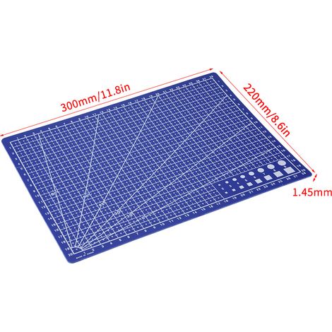Tapis de découpe quadrillé A4 pour patchwork, outils de loisirs créatifs, accessoires de papeterie de bureau