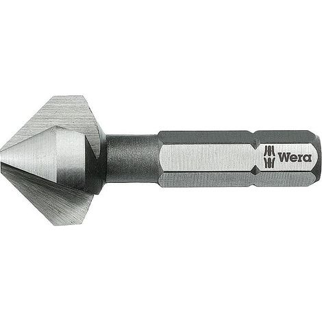 Wera Kegelsenker-Bit 3-nutig 6,30x31mm, 90 Grad, Sechskantaufnahme, M3, 05104630001