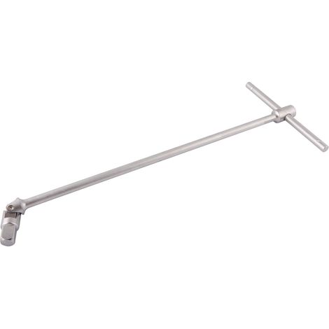 Clé longue articulée en T 6 pans 1/2" L. 412 mm CrV - OS 0057 - CLAS Equipements
