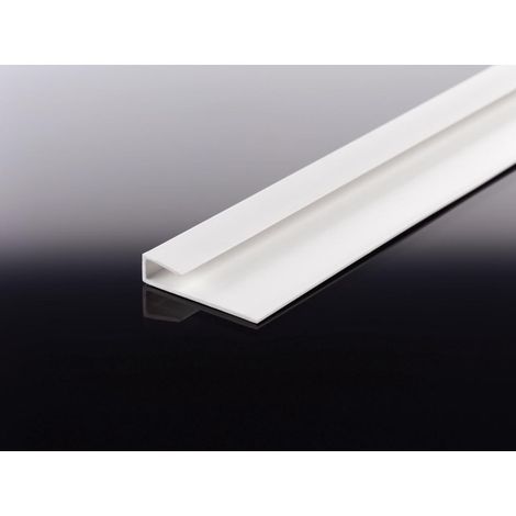 Abschlußprofil 3000 mm für 6 mm, schwarz 3691-90