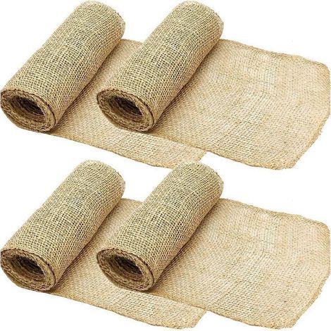 rouleaux de toile de jute naturelle pour protéger le tronc de votre arbre (20 x 450 cm), comme illustré. (1/5)
