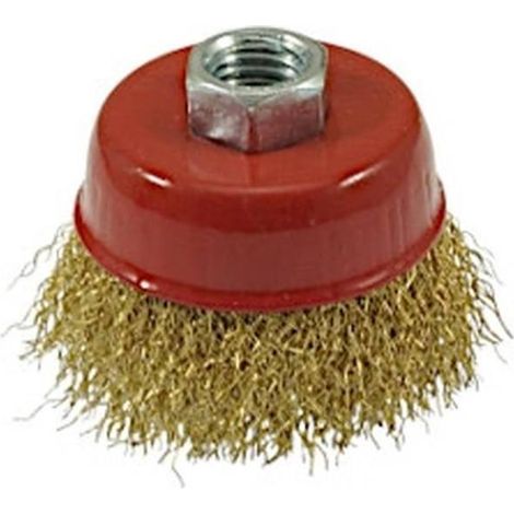 Brosse Rotative M14 65 mm - Acier - Norme Straight Cup - Idéale pour Finitions Précises - Efficace et robuste - Beast (1/4)