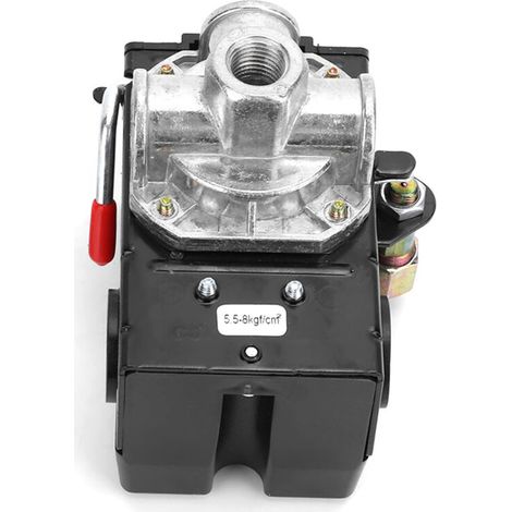 Interrupteur de Pression Automatique G1/4" pour Compresseur d'Air, 5.2-8.3 bar, 220V (1/5)