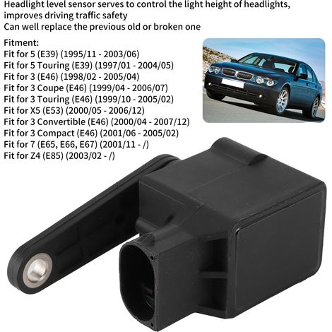 Leuchtweitenregulierungssensor hinten 37146784696 Kompatibel mit X3/Z4/5 Touring/3 Cabriolet