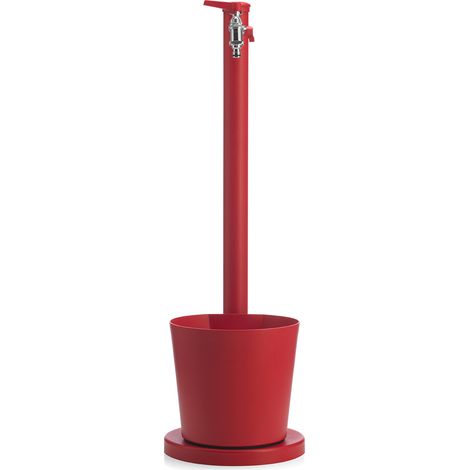 Fontana da Giardino con Rubinetto e Vaschetta Belfer 42/SRV Rosso