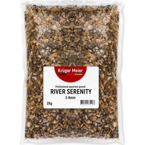 Ghiaia per acquario, substrato decorativo naturale per acquario, 2-8 mm, 2 kg (1/5)