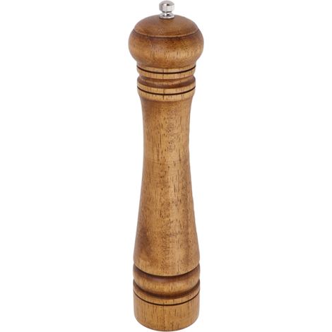 Professionelle Pfeffermühle aus Holz mit einstellbarem Mahlgrad, Keramikmahlwerk, Salz- und Pfeffermühle für den Hausgebrauch, 26,9 x 5,5 cm / 10,6 x 2,2 Zoll (1/5)