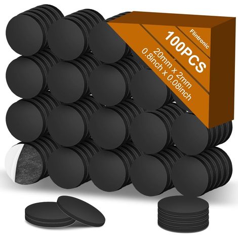 Lot de 100 Pastilles magnétiques Autocollantes, Aimants Autocollants, Plaques Aimant Pelables, Aimants Autocollants, Flexibles Plaques aimantées pour Photos & Plus(⌀ 20 mm) (1/5)