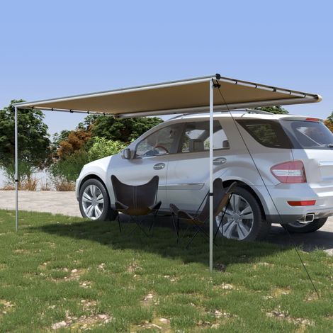 Auvent de camping-car et caravane Store Banne Auvent de jardin 4x2x2,15 m Beige 67217 (1/5)