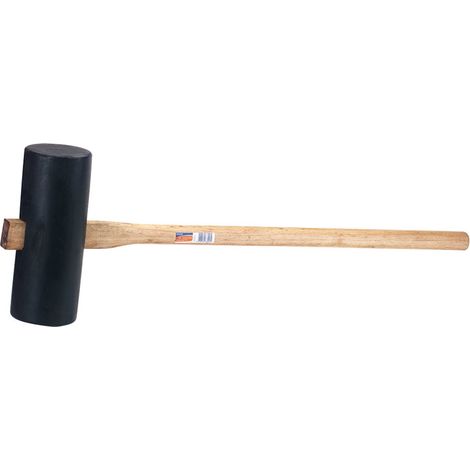 Draper 6kg Paving Maul with Hardwood Handle – Heavy-Duty Rubber Mallet for Concrete, Slabs, Kerb, and Flagstone Installation (1/5)