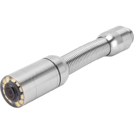 Tête de caméra d'inspection des canalisations de 23 mm, caméra endoscopique professionnelle étanche IP68 avec 12 LED