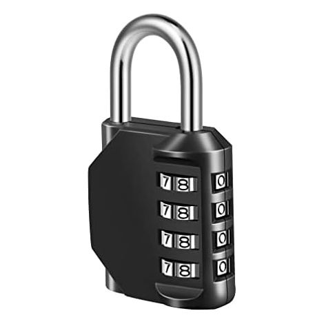 Cadenas à combinaison à 4 chiffres pour gymnase scolaire, casier de sport, clôture, boîte à outils, sac, armoire (1/3)