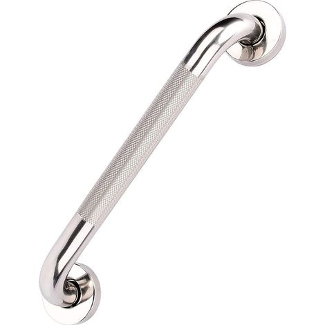 Barre d'Appui Dans Salle de Bain, Antidérapant Acier Inox Maintien Poignée Douche, Barres Douche, Baignoire Main Courante Âgées/Handicapées/Enfants, Poignée de Sécurité Équilibre, 40 cm (1/5)