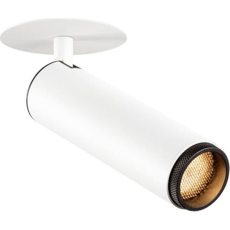 Spot encastré Grip M blanc avec noir 2700K - 1009084